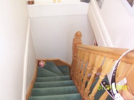 Stairs leading to attic conversion at Hillcrest, Lucan, Co. Dublin - work carried out by Expert Attics, Lucan, Dublin, Ireland.