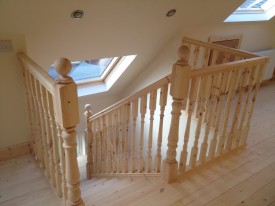 Velux window over staircase, Dublin by Expert Attics, Ireland